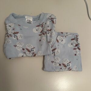 Petit Lem Hydrangea Blue long sleeve PJs, 24 months
